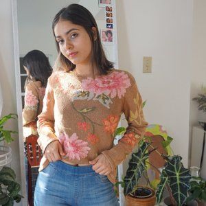 Vintage Flower Sweater [Lisa Says Gah Vibes]